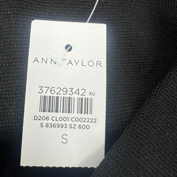 Ann Taylor Women's Small Black Cardigan Sweater NWT Gold Buttons - Picture 4 of 10